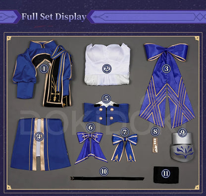 IN STOCK Saber Cosplay Costume Game Honkai: Star Rail x Fate Stay Night【S-2XL】DokiDoki-R Halloween Saber Costume Plus Size