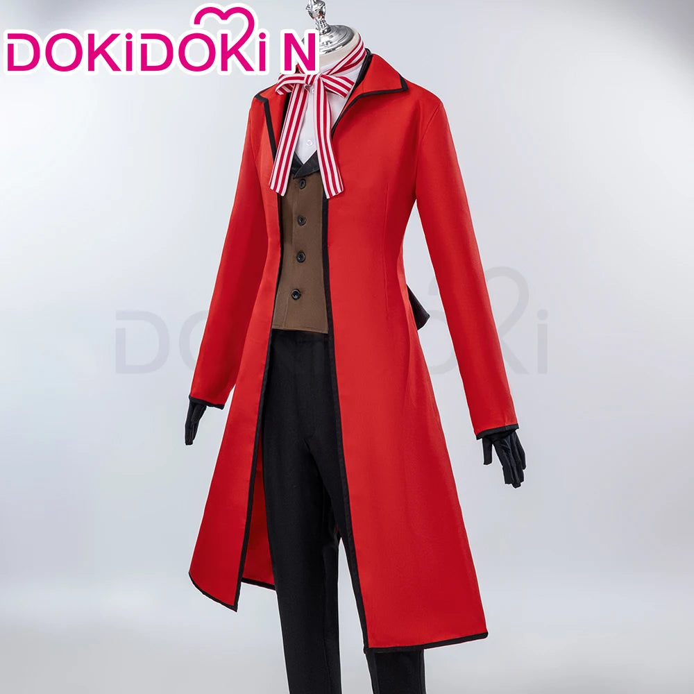 Grell Sutcliff Cosplay Costume Anime Cosplay【S-3XL】DokiDoki-N Grell Sutcliff Cosplay Men Uniform Costume Plus Size