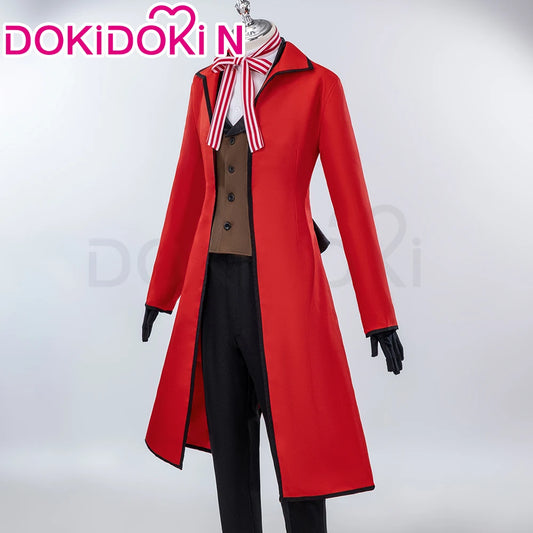 Grell Sutcliff Cosplay Costume Anime Cosplay【S-3XL】DokiDoki-N Grell Sutcliff Cosplay Men Uniform Costume Plus Size