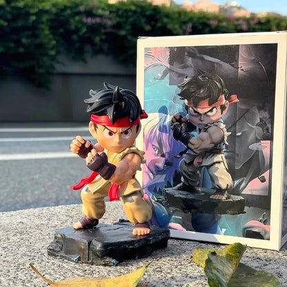 15cm Anime Game Street Fighter Ryu Figurine Ken Masters Action Figure PVC Statue Collection Model Birthday Decoration Toys Gifts