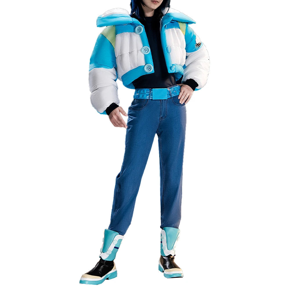 IN STOCK Seragaki Aoba Cosplay Costume Game Dramatical Murder【XS-2XL】DokiDoki-R Halloween Coat Seragaki Belt Plus Size