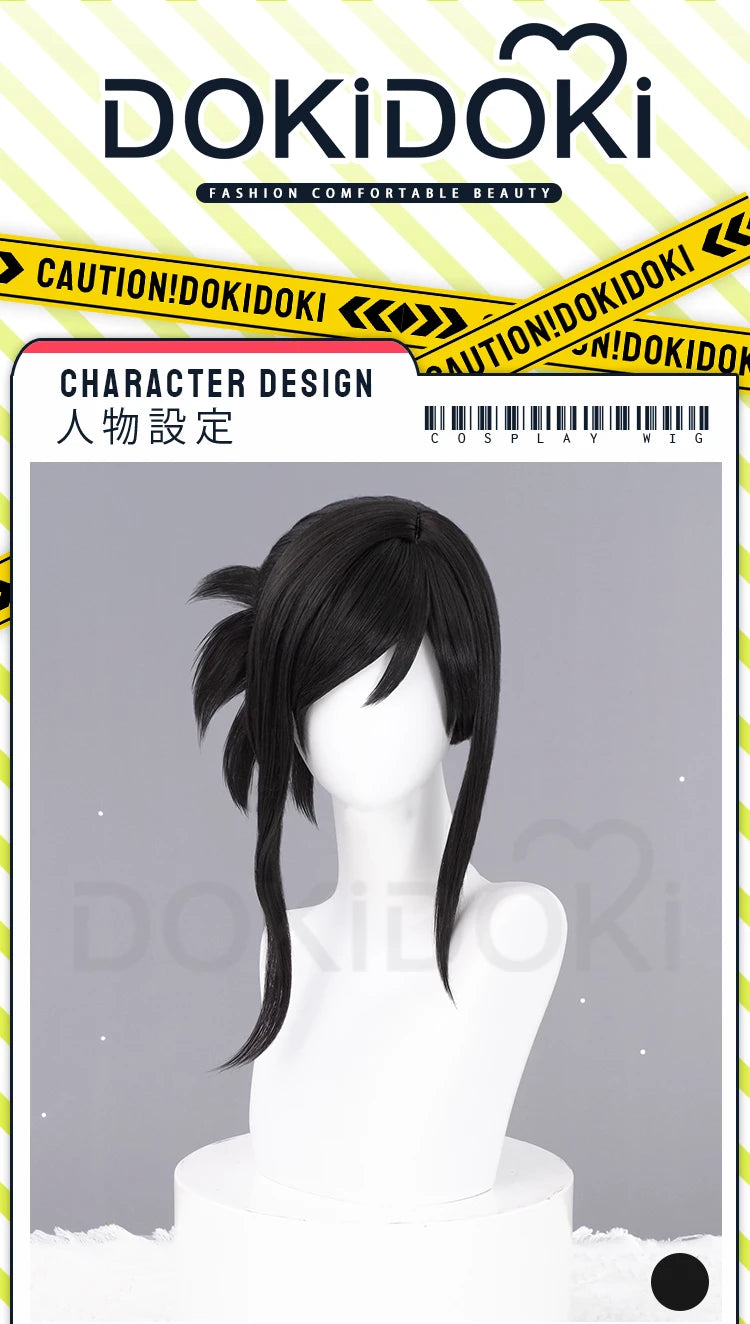 IN STOCK Tifa Lockhart Venat Wig Game FF Cosplay DokiDoki Long Black Hair Tifa Venat Cosplay Ear Clips ReMark
