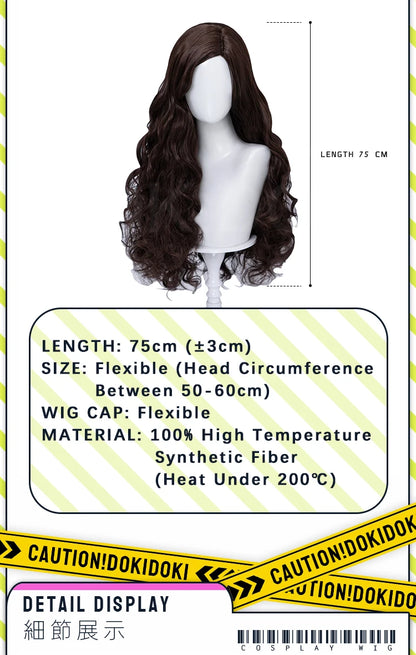 Glinda Elphaba Cosplay Wig Anime Wicked DokiDoki Front Lace Wig Golden Long 60cm Hair Glinda Cosplay Elphaba Hat Free Cap