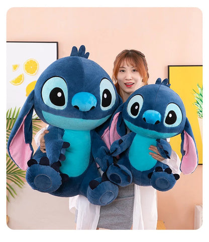30/60cm Disney Lilo and Stitch Plush Toys Standing Posture Kawaii Pixar Anime Plushie Stich Dolls Soft Stuffed Gift for Children