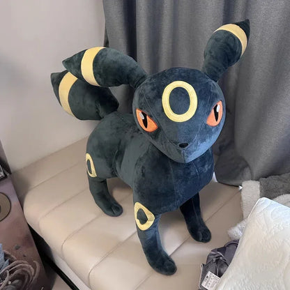 60cm Umbreon Pokemon Plush Toys Anime Doll Cute Ornament Pokémon Cartoon Stuffed Plushie Pillow Noctali Gift for Kids Christmas