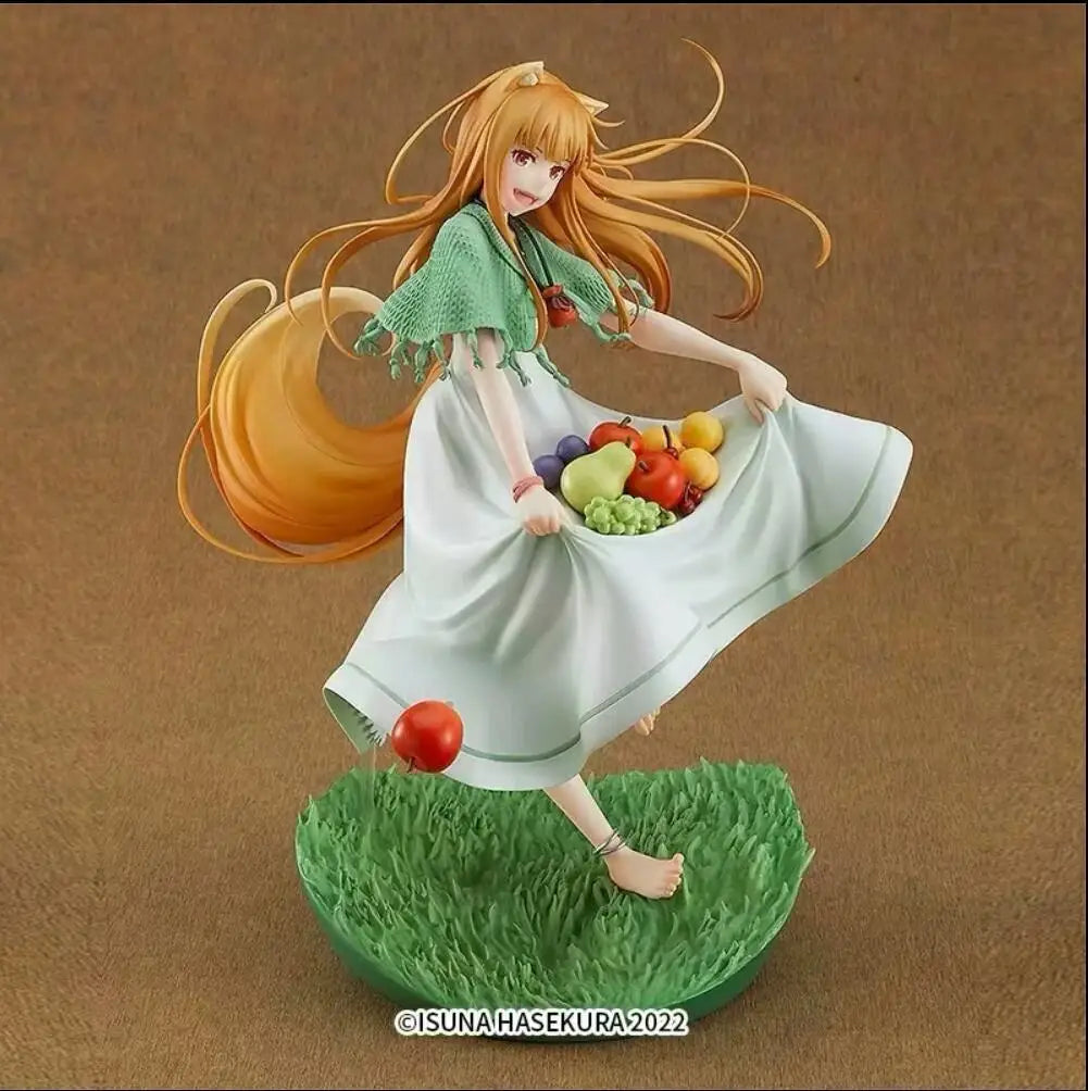 Spice And Wolf Holo The Wise Wolf 7th Generation Figure Fragrant Fruit Theme Collectible Model Doll Decorative Ornament Statue