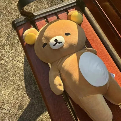 36-72cm Cute Cartoon Fatty Rilakkumas Plush Toy Doll Sleeping Hug Pillow Sofa Cushions Car Interior Decoration Holiday Gifts