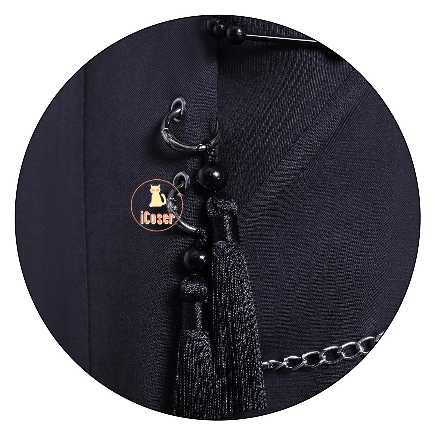 KPop Demon Hunters Saja Boys Cosplay Costume Jinu Saja Cosplay Black Robe Baby Abby Mystery Romance Outfit Halloween Women Men