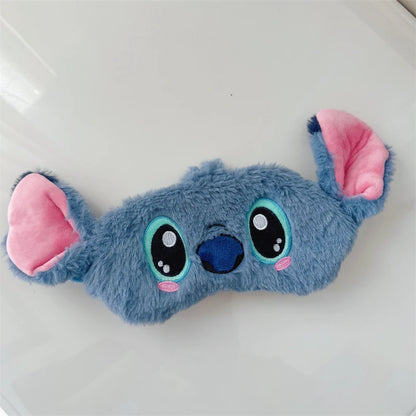 Cartoon Eyeshade for Sleeping Lotso Hamm Eye Patch Shading Dumbo Stitch Eyepatch Girl Travel Relax Cover Eye Mask Health