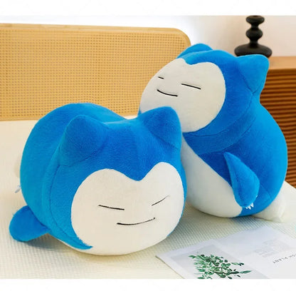 30-65cm Pokemo Snorlax Plush Toy Pillow Cute  Anime Cartoon Snorlax Doll Huge Cushion Sleep Pillow for Kids Birthday Xmas Gift
