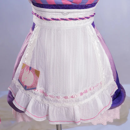 iCoser Genshin Impact Yumemizuki Mizuki Cosplay Costume Wig Dress Headwear Tail Natlan Halloween Party for Women Girls Cos Props