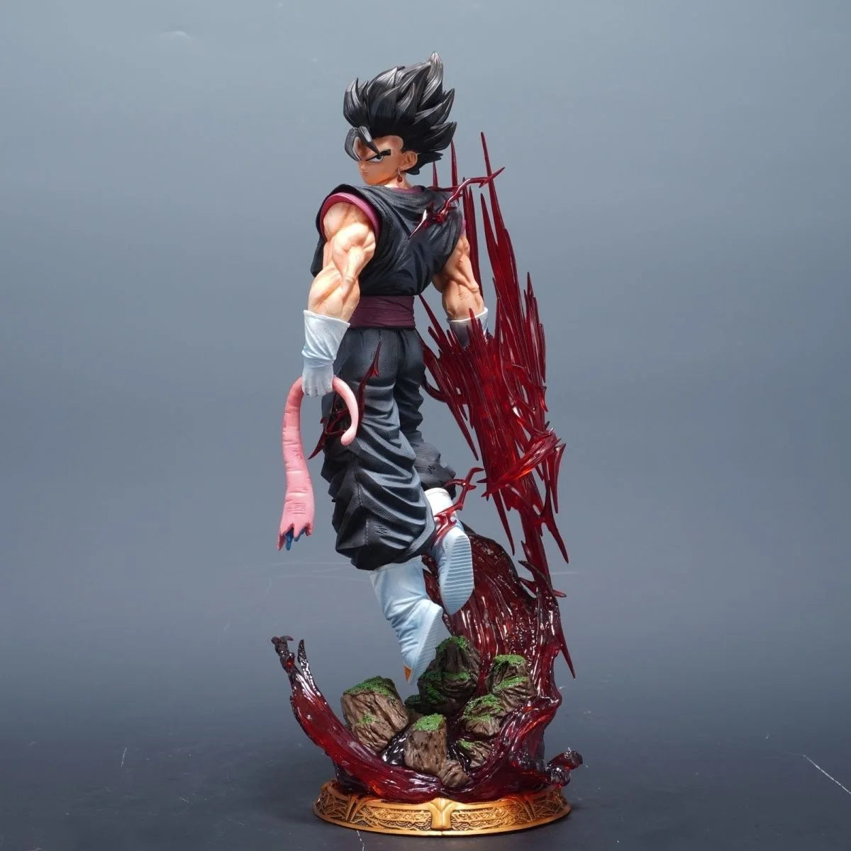 Dragon Ball LK Toys Vegetto Anime Figure 40cm Vegetto 2.0 Figure 3 Heads PVC Statue Collection Model Desk Decoration Custom Toy