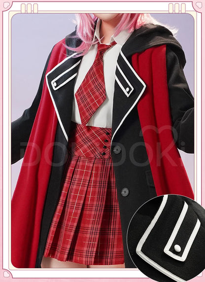 Hinamori Amu Cosplay Costume Anime Shugo Chara! Cosplay DokiDoki-SR Women Cute School Uniform JK Hinamori Amu Cosplay