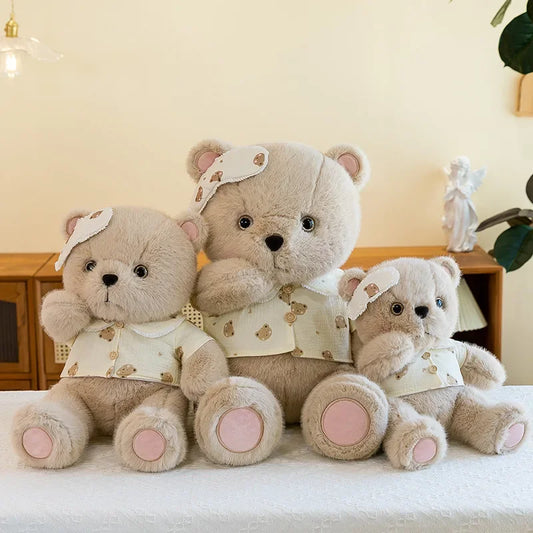 New Cute Good Night Bear Plush Toys Children's Soothing Dolls Indoor Ornaments Children's Sleeping Toy Children Birthday Gifts