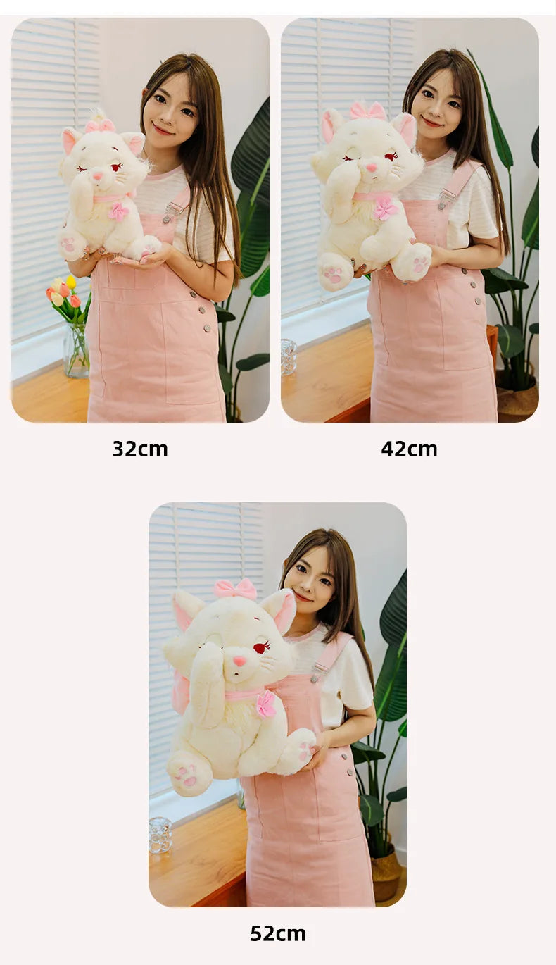 30/40/50cm Big Size The AristoCats Disney Anime Plush Stuffed Doll Kawaii Room Decor Plushies Children's Pillow Holiday Gifts
