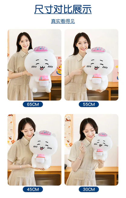 45/55/65cm Big Size Chiiwanime Plush Stuffed Doll Kawaii Room Decoration Hachiware Plushies Pillow Ornaments Holiday Gifts