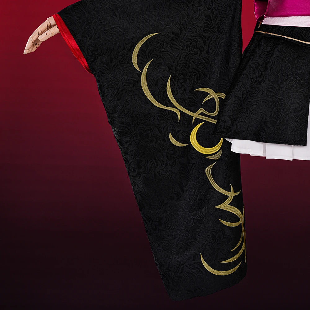 iCoser Anime Unbreakable Machine-Doll Yaya Cosplay Costume Dress Kimono Headwear Festival Halloween Party for Women Girls Props