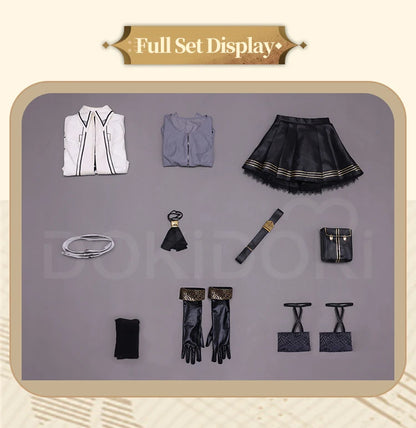 IN STOCK Arturia Virtuosa Cosplay Costume Game Arknights Cosplay DokiDoki-SR Virtuosa Cosplay Arturia Giallo Women Costume