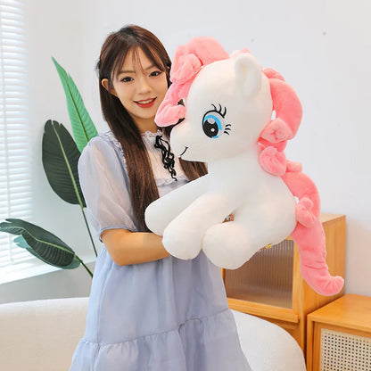 Anime My Little Pony Prototype Plush Doll Soft Pillow Girl Heart Fluttershy Sofa Ornaments Children'S Toys Birthday Gifts Custom