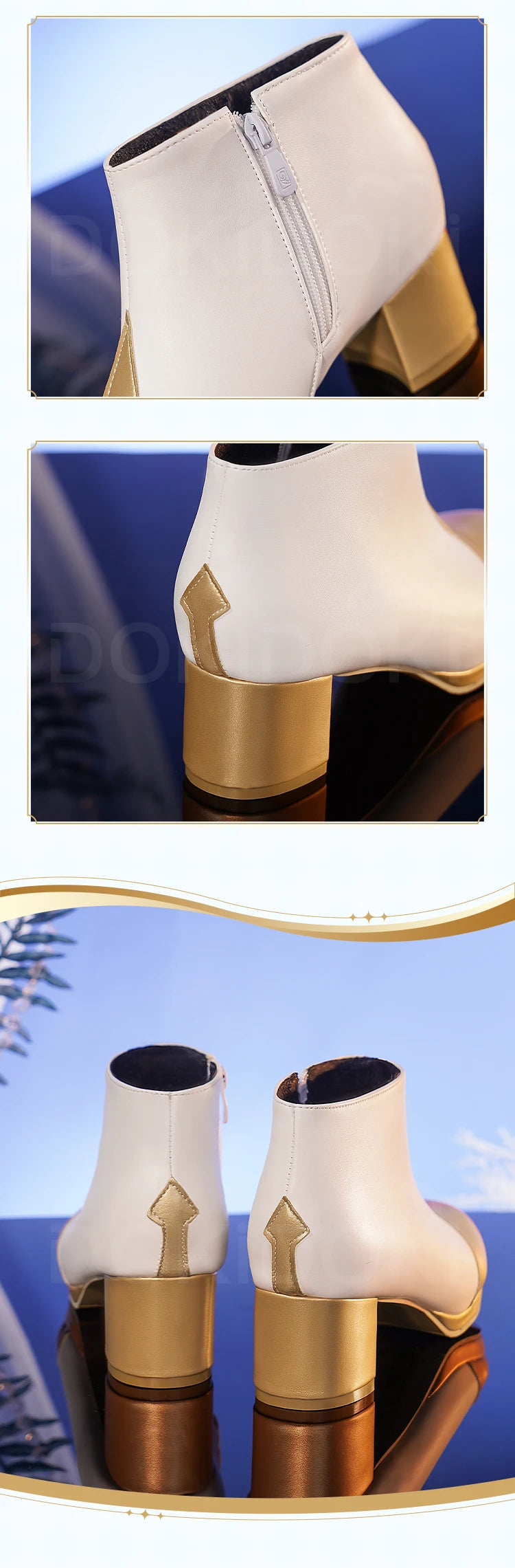 IN STOCK Traveler Lumine Shoes Game Genshin Impact Cosplay DokiDoki-SR Genshin Impact Traveler Lumine Cosplay Shoes