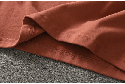 Autumn New American Retro Long Sleeve O-neck Indian Printed T-shirt Men's Fashion 100% Cotton Washed Casual Bottoming Tops