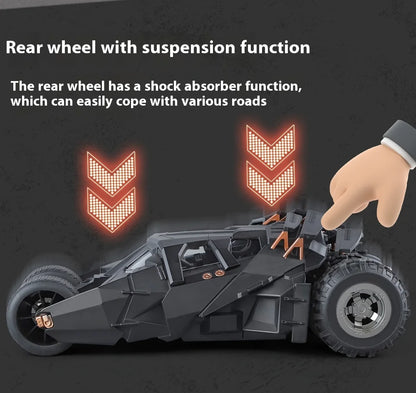 1:18 Batmobile Tumbler Alloy Metal Car Diecast Toy Vehicle Car Model Sound & Light Slide Spray Truck Toys For Kids  Gift Birthda