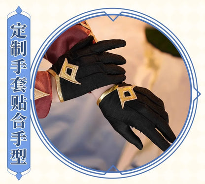 Genshin Impact Dahlia Cosplay Costume Wig New Skins Uniform Hat Goth Vampire Heterochromia Boy Mondstadt Halloween for Women Men