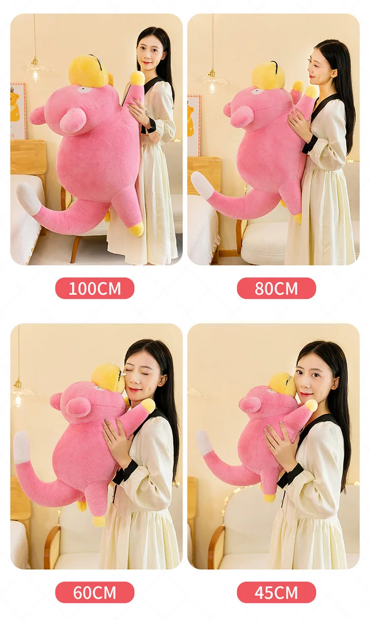45/60/80CM Big Size Pokemon Slowpoke Plushies Cartoon Anime Plush Soft Doll Pillow Kawaii Stuffed Plushie Give Gift To Children