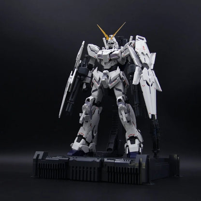 In Stock﻿ SHENSHOU Model Unicorn MGEX 1/100 RX-0 Assembly Model Kit Toys Toy With Lamp Group Action Figure Robot Gifts