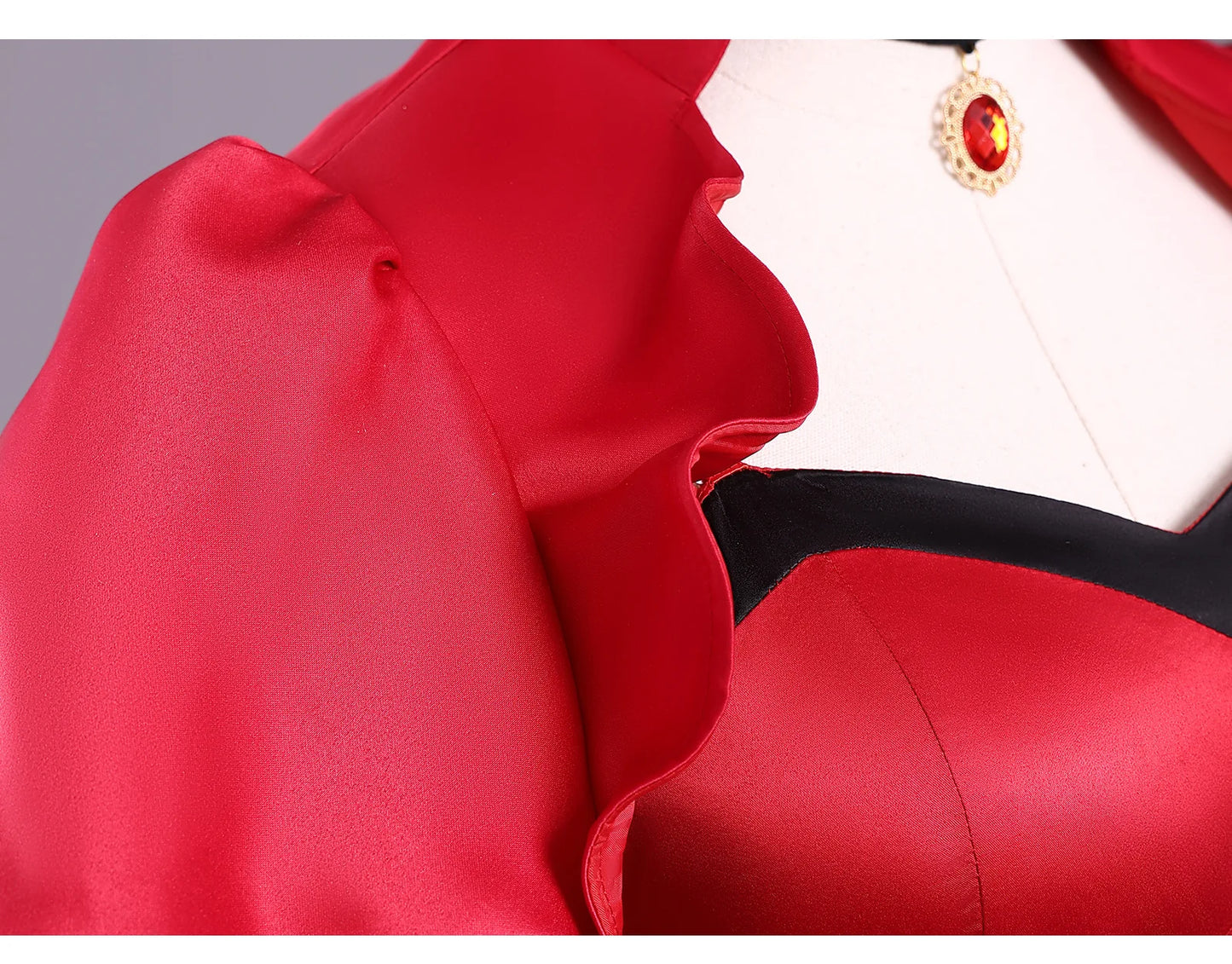 Anime The Holy Grail of Eris Scarlett Castiel Cosplay Costume Dress Headwear Earrings Halloween Party Women Girls Carnival Props