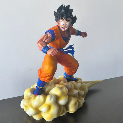 31cm/12.2inch Cloud Goku Figure Dragon Ball Z Super Saiyan Son Goku Action Figures Gk Statue Collection Model Toy Gifts