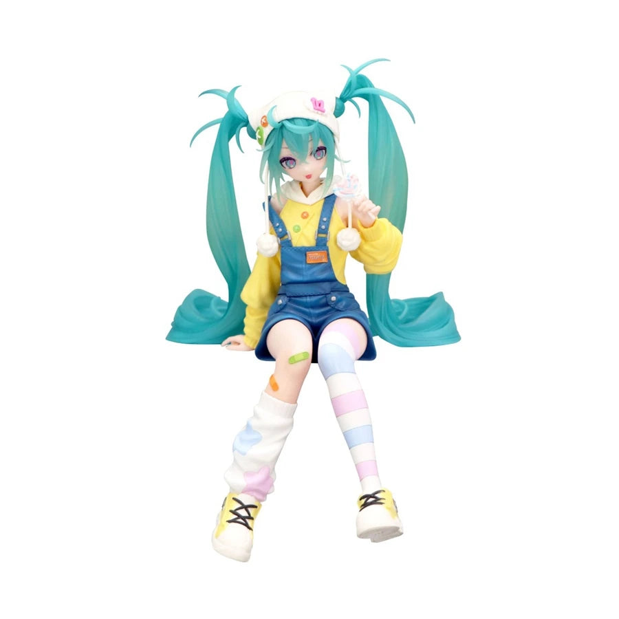 20cm/7.87in Hatsune Miku Anime Figure Kawaii Fairy Tales Miku Action Figure Lollipop Girl Figurine PVC Collection Model Doll Toy