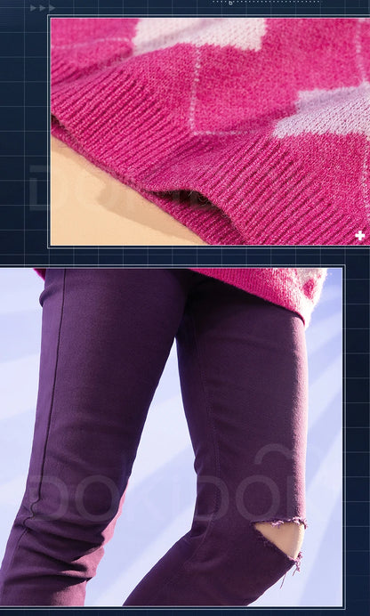 【Last Batch】IN STOCK Babyy Mysteryy Cosplay【S-2XL】DokiDoki-R Soda Pop Men Sweater Babyy Mysteryy Abbyy Costume Plus Size