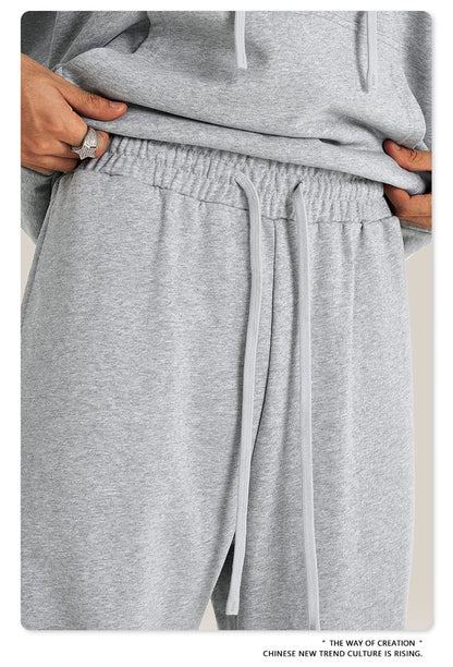 ZODF 2024 Autumn Winter Unisex Solid Sweatpants Heavyweight 440gsm Casual Loose Fit Sport Joggers HY0890