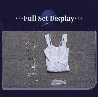 Midnight Bloom Hunter MC Cosplay Game Love and Deepspace DokiDoki-R Women Blue Dress Qinche Sylus Cosplay