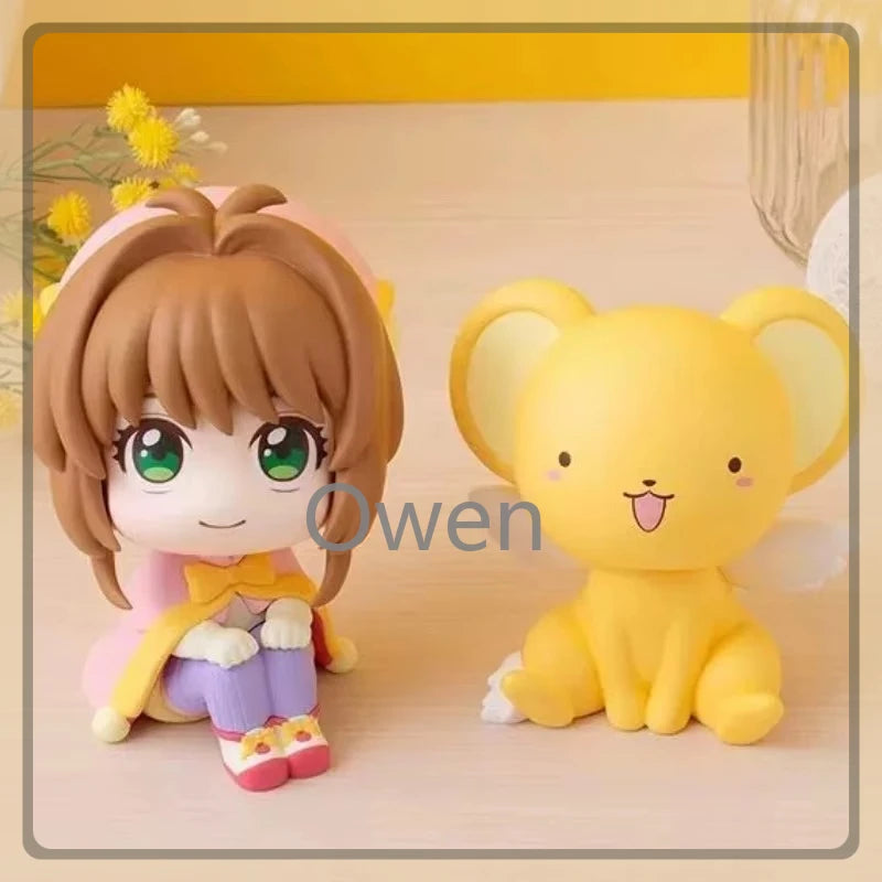 10cm Anime Cute Cerberus Mini Figurine Cardcaptor Sakura Action Figures  PVC Collection Model Toys Birthday Doll Magical Girls