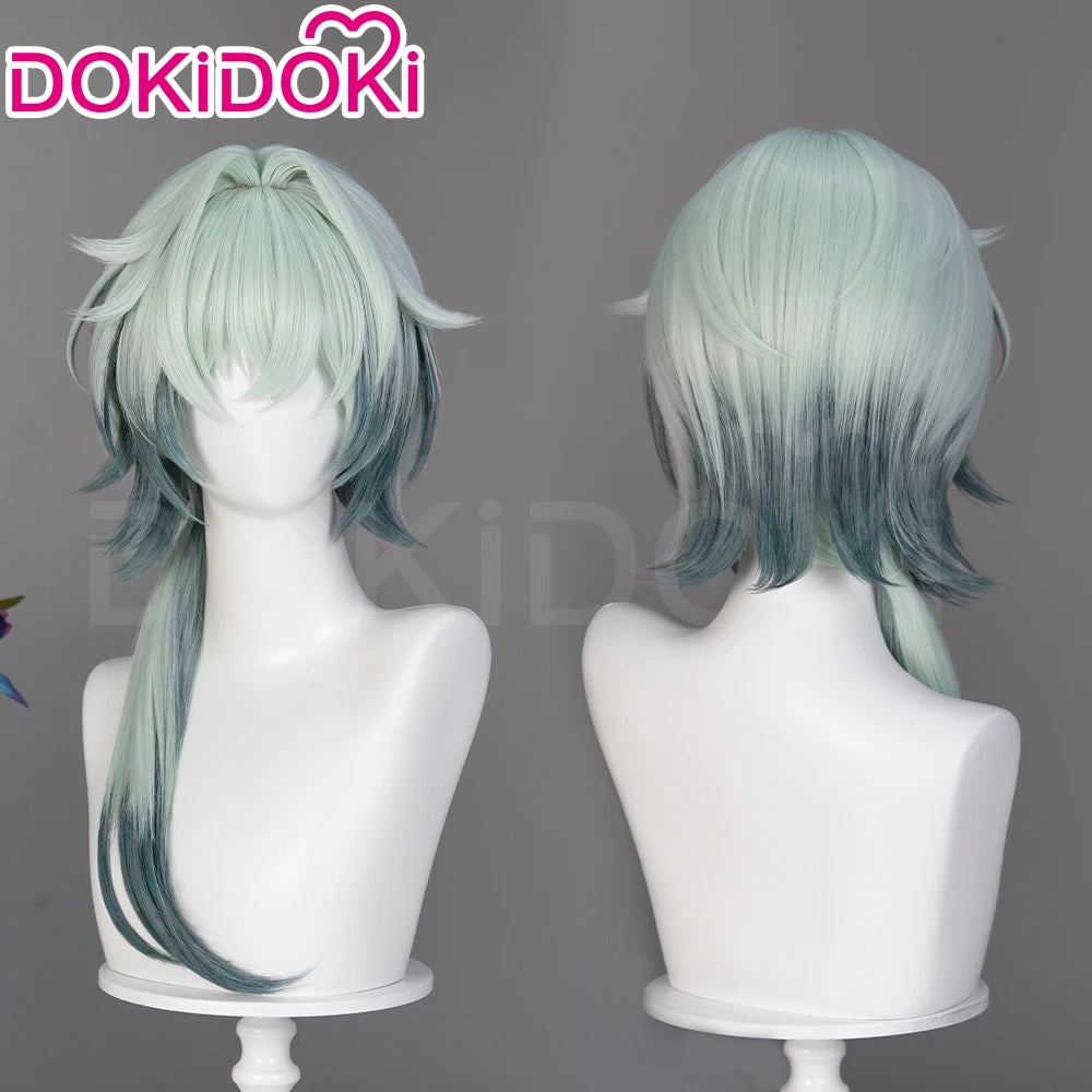 Ready to Ship Anaxa Cosplay Costume Honkai: Star Rail Dokidoki-Sr Hsr Men with Wig and Metal Accessory - Only