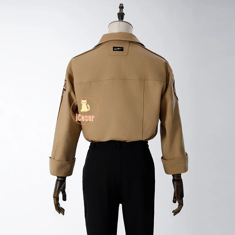 Love and Deepspace Caleb Cosplay Costume Wig Brown Flying Jacket Supersonic Uniforms Halloween Party Women Men Carnival Outfit