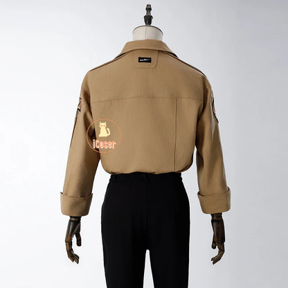 Love and Deepspace Caleb Cosplay Costume Wig Brown Flying Jacket Supersonic Uniforms Halloween Party Women Men Carnival Outfit