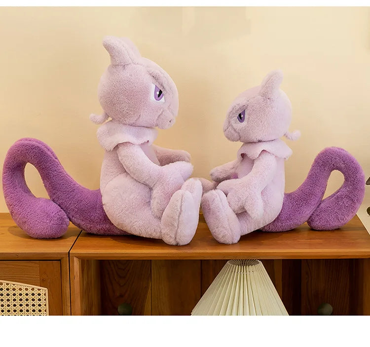 35/85cm Mewtwo Pokemon Plush Toys Large Anime Doll Pillow Cartoon Mew Pokémon Plushie Kawaii Stuffed Gift for Kids Birthday