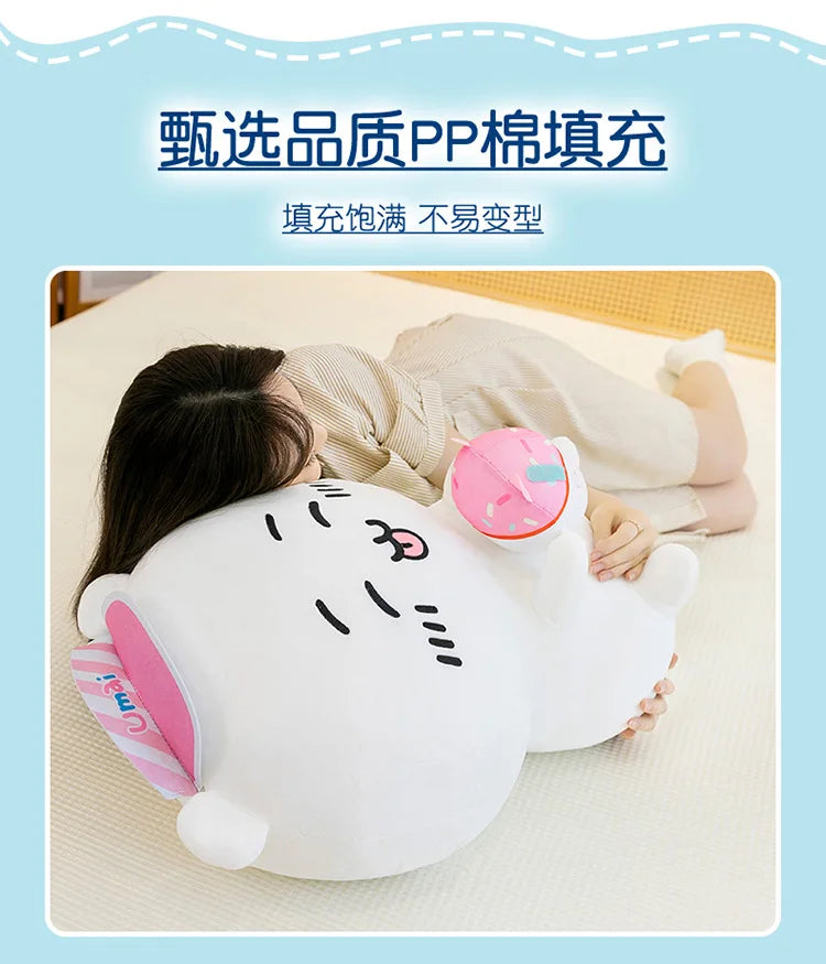 45/55/65cm Big Size Chiiwanime Plush Stuffed Doll Kawaii Room Decoration Hachiware Plushies Pillow Ornaments Holiday Gifts