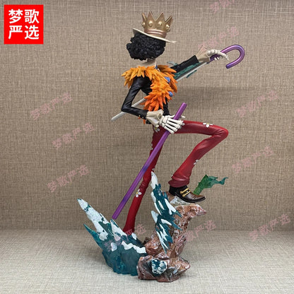 33cm One Piece Anime Figure Lx Burukku Two Years Later Figurines Trendy Table Decorations  Set Up Christmas Collection Toys Gift
