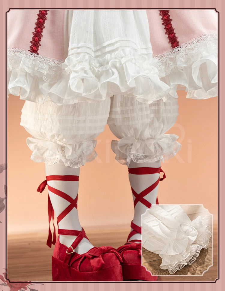 Hinaichigo Cosplay Costume Anime Rozen Maiden Cosplay DokiDoki-SR Women Halloween Cute Pink Lolita Dress