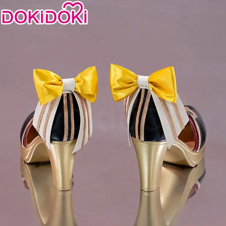 Sandrone Nefer Ineffa Aino Cosplay Shoes Game Genshin Impact DokiDoki Women Boots Aino Yellow Slippers Ineffa Cosplay Shoes