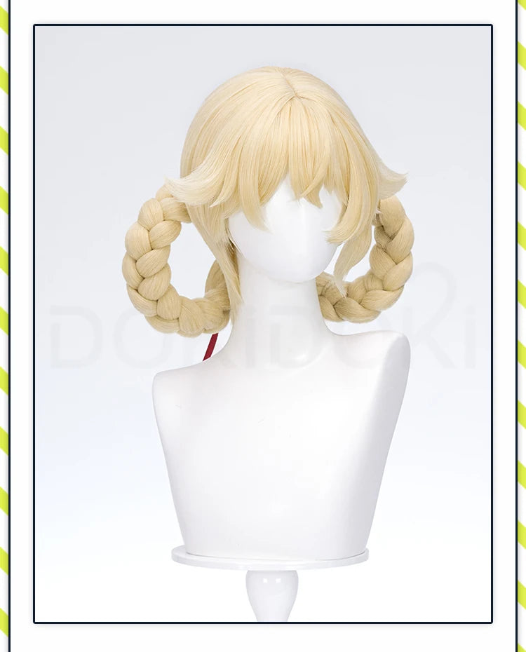 IN STOCK Ineffa Nefer Jahoda Flins Wig Game Genshin Impact DokiDoki Men Gradient Deying Hair Flins Cosplay Free Cap Halloween