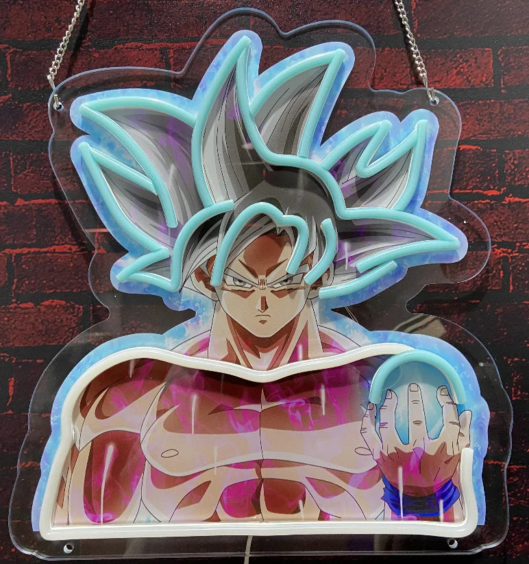 Custom Anime Acrylic Neon LED Light/Lamp Dragon Ball Z Artwork for Home Festival Decor Party Bar Hotel Salon Business Shop,Etc.