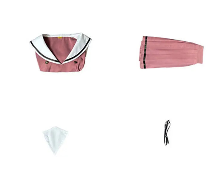 Kaoruko Waguri Cosplay Costume Wig Dress Anime The Fragrant Flower Blooms with Dignity School Uniform Halloween Party Women Girl