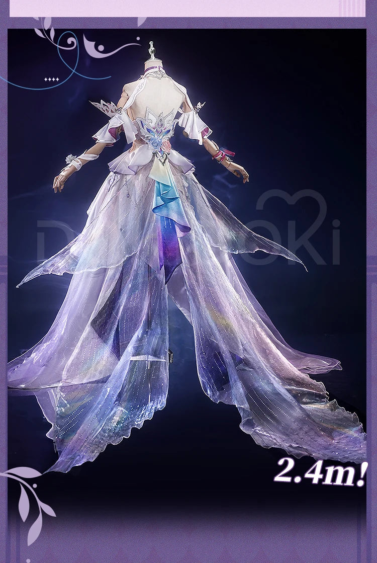 Cyrene Cosplay Costume Game Honkai: Star Rail【S-2XL】DokiDoki-SR HSR Cyrene Women Dress Veil SP Version Cosplay Plus Size