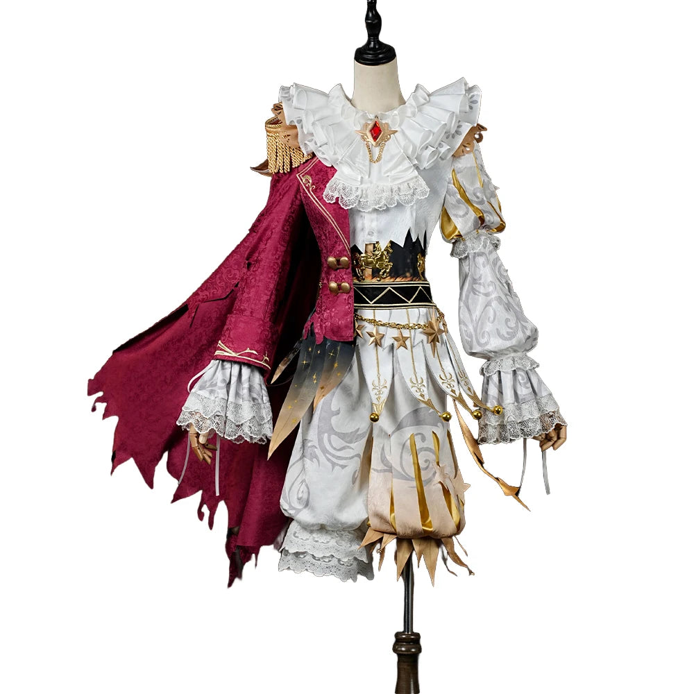 Mike Morton Cosplay Costume Game Identity V【S-3XL】DokiDoki-R Hullabaloo Mike Morton Brightest Star Clown Costume Plus Size