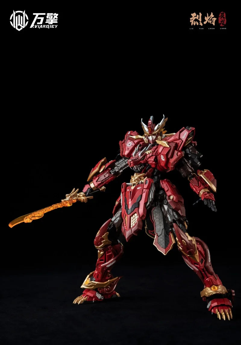 Bandai Lie Yan Chen Long Fire Dragon Model Kit 1/200 ABS Metal Frame